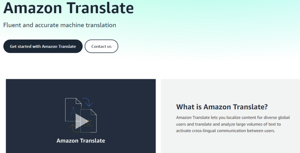 Amazon Translate