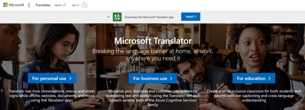 Microsoft Translator