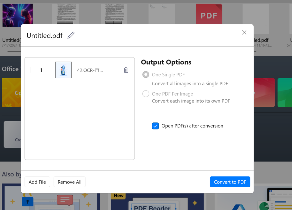 Convert to PDF