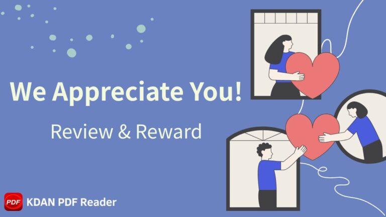 🎉 Share Your Experience & Get Rewarded – A Special Thank You from KDAN PDF Reader!