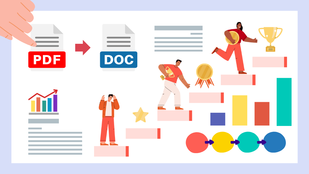 PDF轉Word方法：3種快速轉換技巧，教你如何轉檔不跑版！