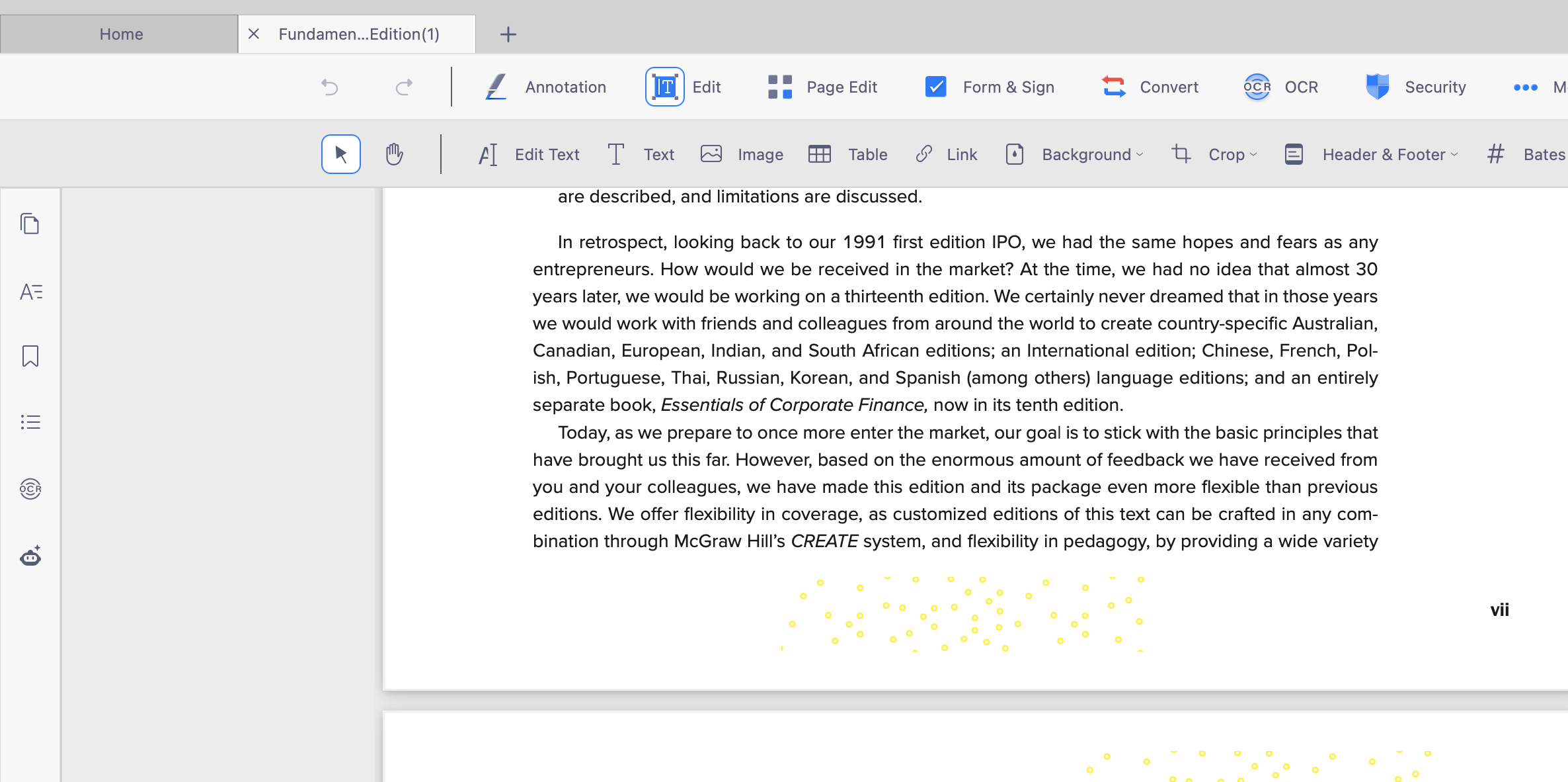 Take your PDF editing to the next level with rich design and content control