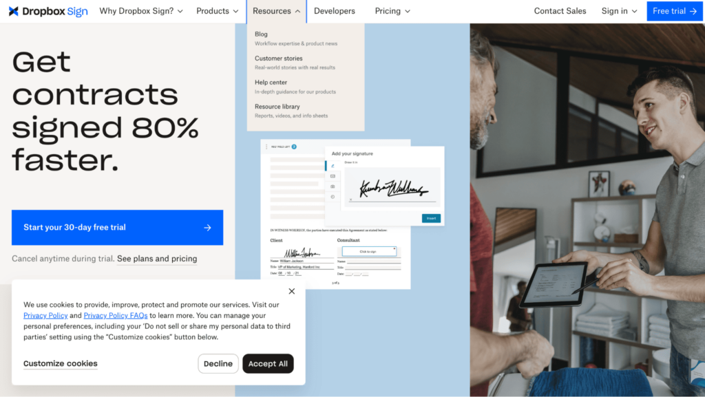 HelloSign (Dropbox Sign)