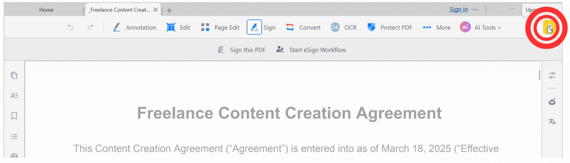 How to Start an eSign Workflow in KDAN PDF for Windows - KDAN Document Blog