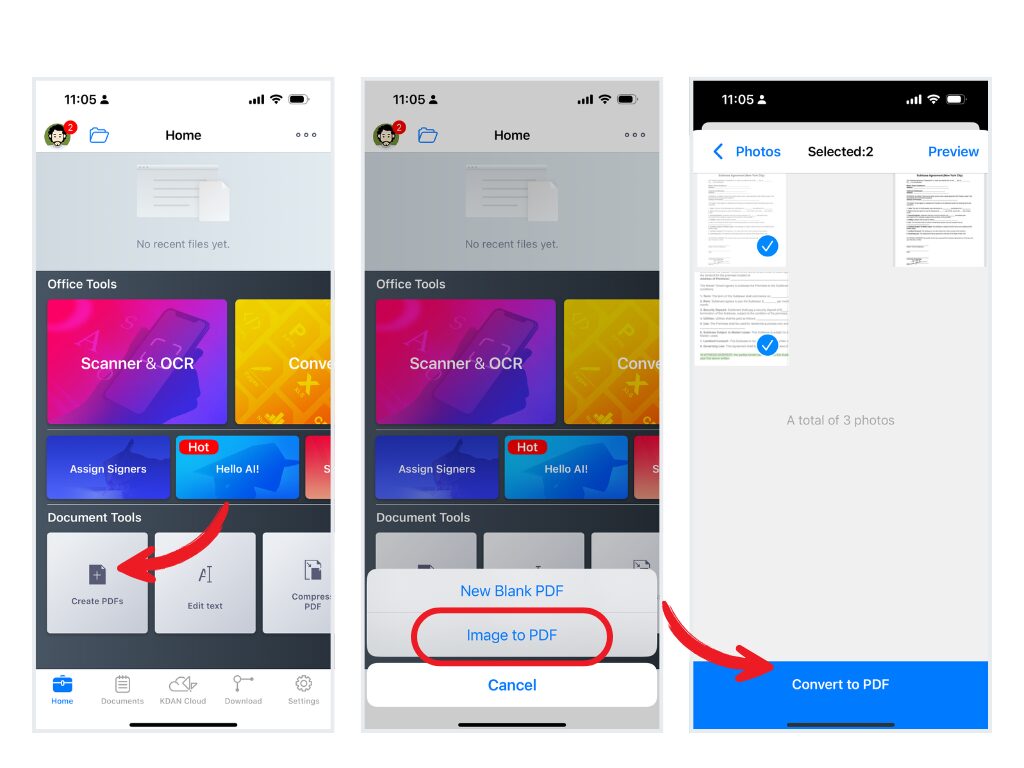 How to Create PDFs with KDAN PDF on iOS