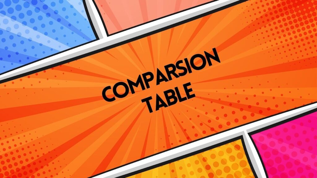 Side-by-Side Feature Comparison