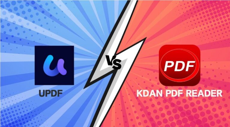 KDAN PDF Reader vs UPDF: Which PDF Editor Should You Choose in 2025?