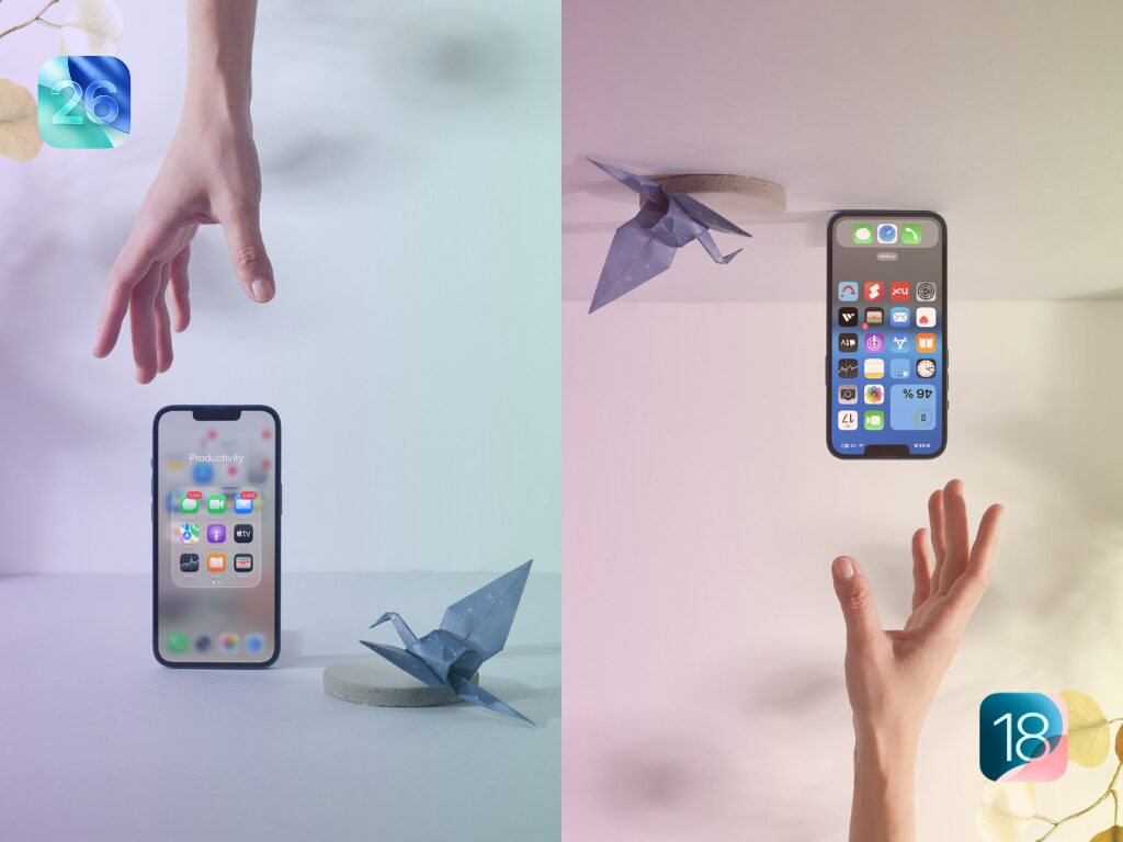 iOS 26 and iOS 18 Blog cover