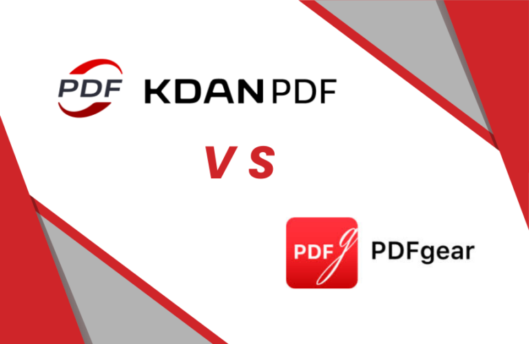 KDAN PDF Reader vs PDF Gear: Which PDF Editor Wins in 2025?