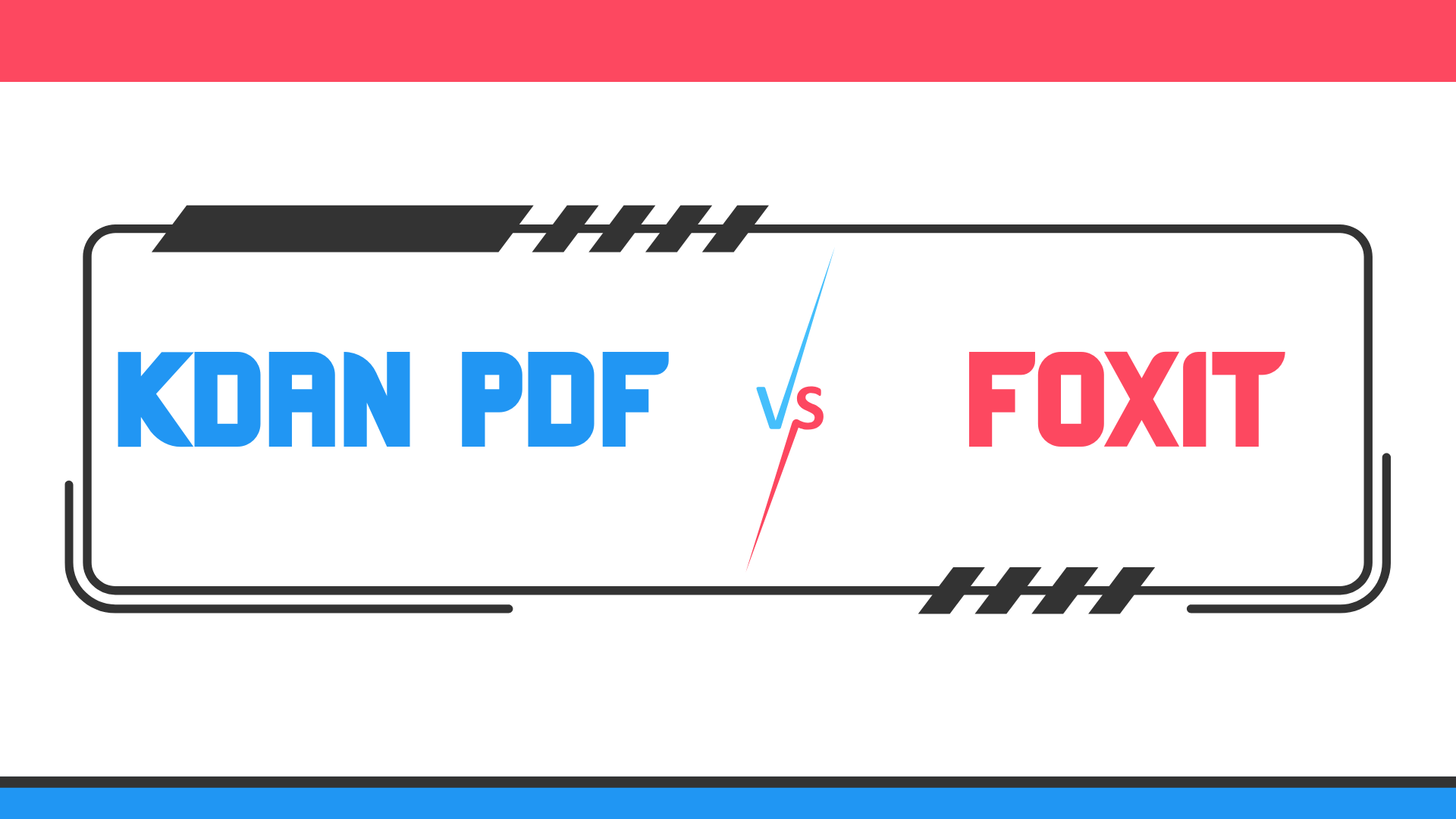 Comparison of KDAN PDF Reader vs. Foxit PDF Editor logos illustrating the best cost-effective PDF alternative in 2025.