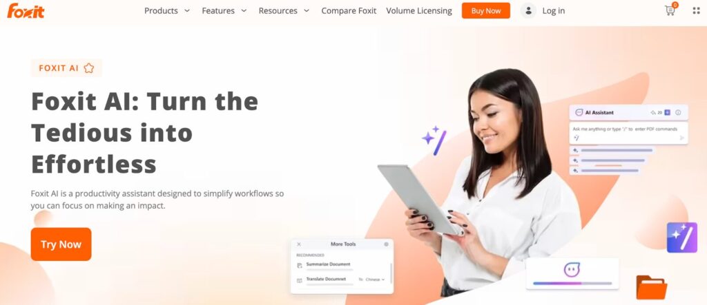 Foxit PDF Editor software interface displaying advanced enterprise security settings and complex document management toolbars.