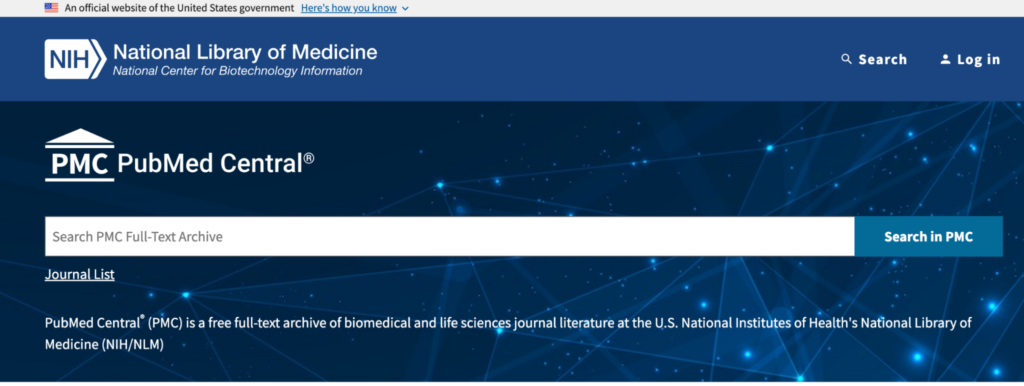PubMed Central (PMC) digital archive for free biomedical and life sciences research PDFs.