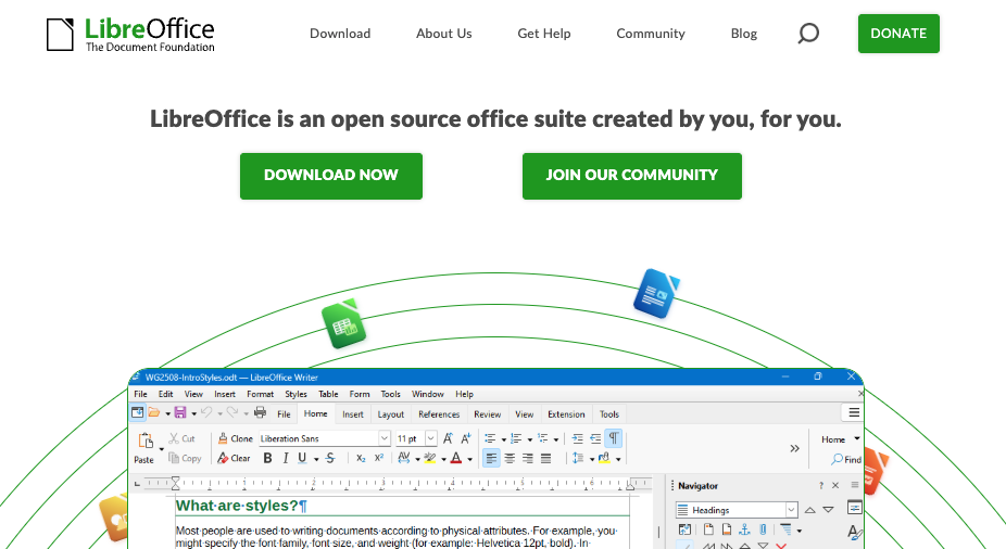 LibreOffice Draw used as a free PDF editor on Windows