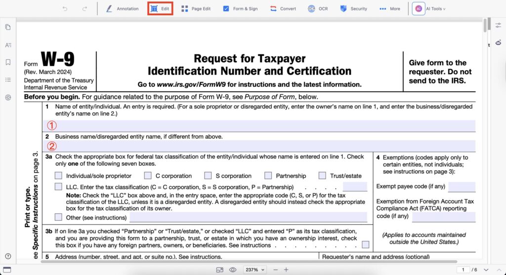 Kdan automatically detects form fields. If the PDF isn't interactive, simply click "Add Text," choose a professional font (like Helvetica or Arial), and place your name precisely on the line.
