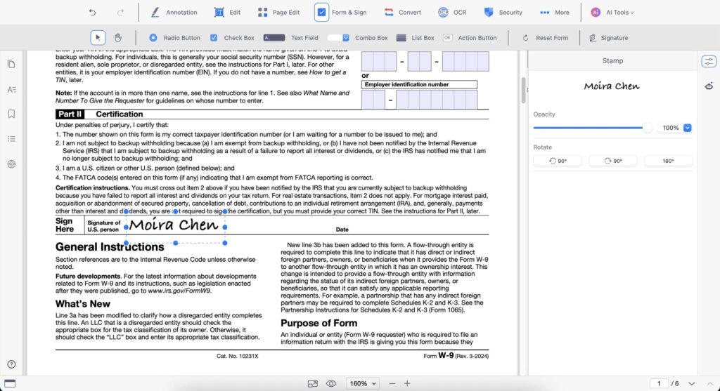 How to Sign with KDAN PDF
