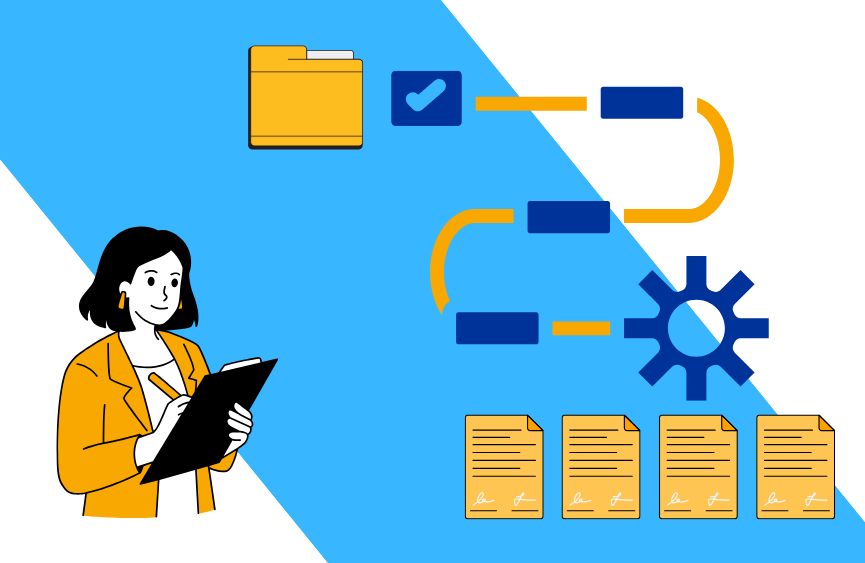 Lawyer reviewing legal documents on laptop using a PDF editor as an Adobe Acrobat alternative