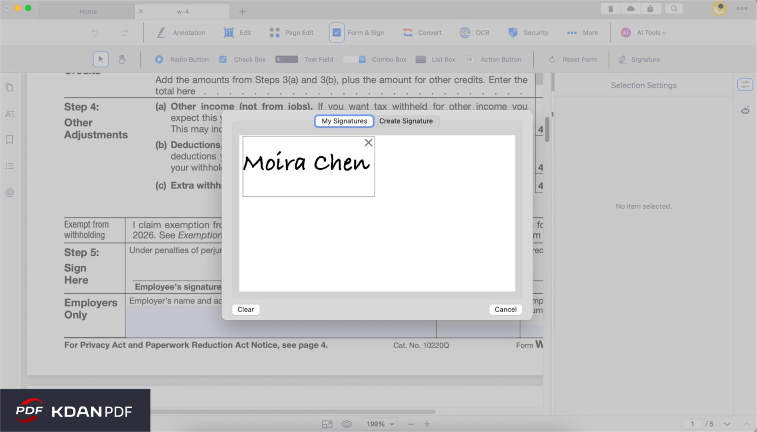 How to Fill Out a W-4 Form PDF in 2026 (Windows, Mac & Mobile)